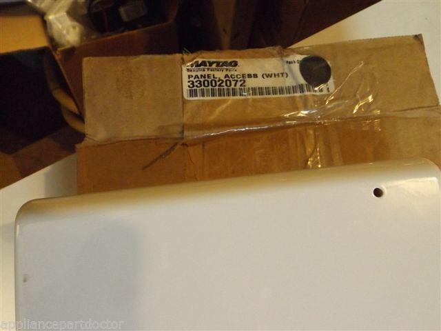Maytag Washer Combo 33002072 Panel, Access (wht) NEW IN BOX Maytag Washer Combo 33002072 Panel, Access (wht) NEW IN BOX